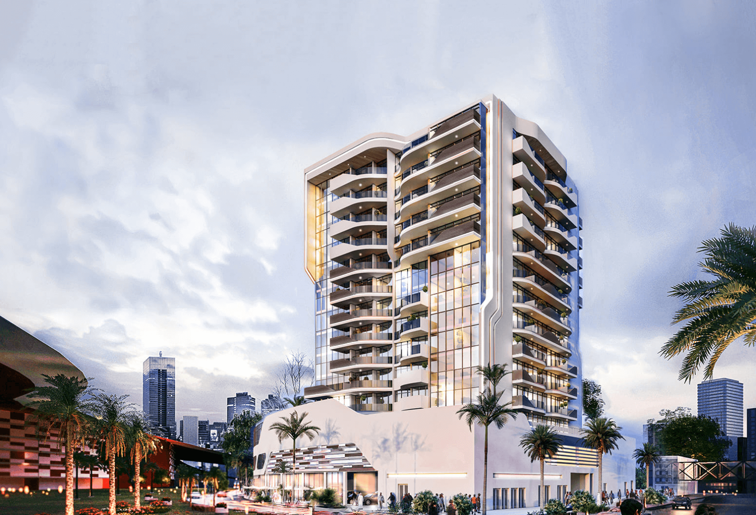 Yas Tower Residential and Commercial Building – Grove Landscape
